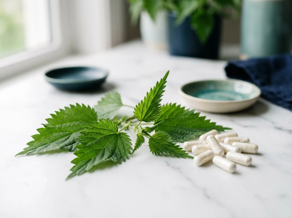 Stinging nettle leaves - zinc supplement ingredient men's health